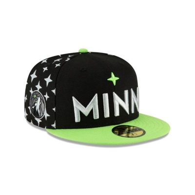 Minnesota Timberwolves Gorra | New Era NBA City Edition 59fifty Fitted Cap Mexico - Azules